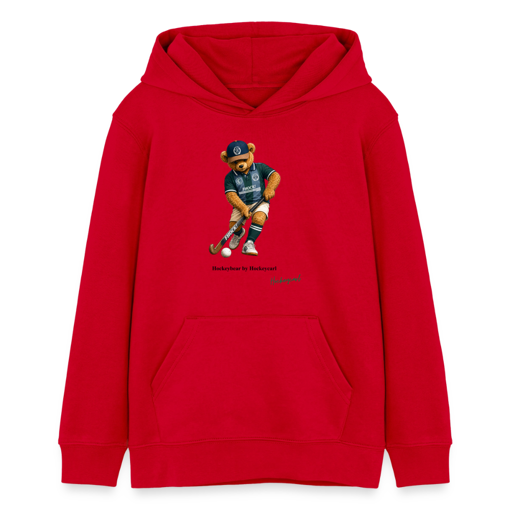 Hockeybear Teen Hoodie - Rot