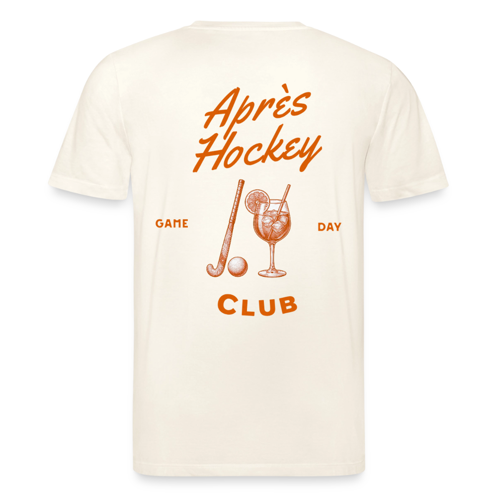 Unisex Bio T-Shirt – Aprés Hockey Club - Naturweiß