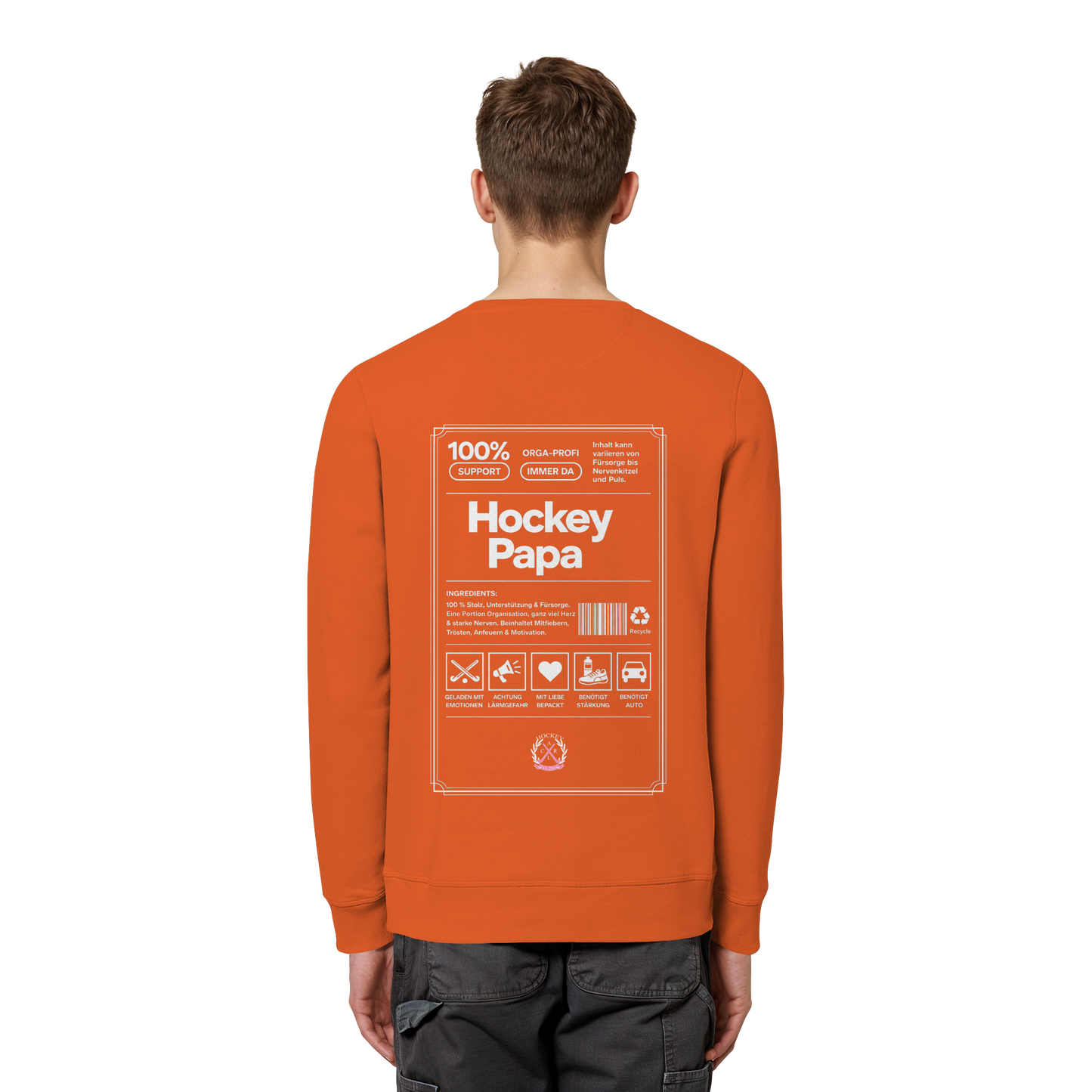 Hockey Papa - Organic Basic Unisex Sweatshirt