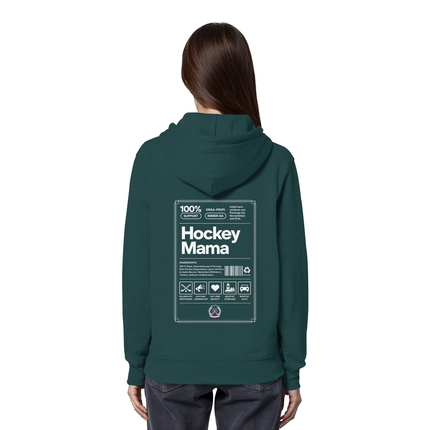 Hockey Mama - Organic Hoodie - Hockeycarl