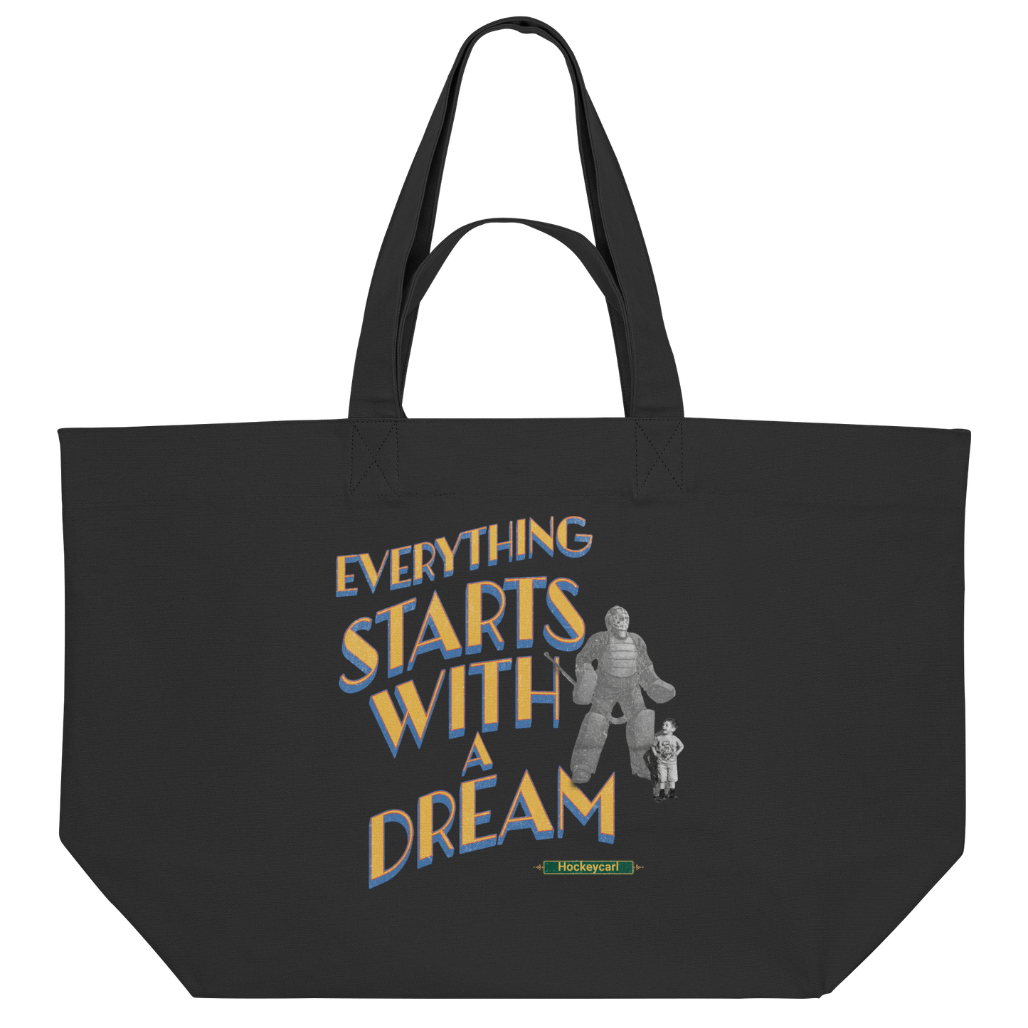 Everything starts with a Dream - Organic Shopping-Bag - Hockeycarl