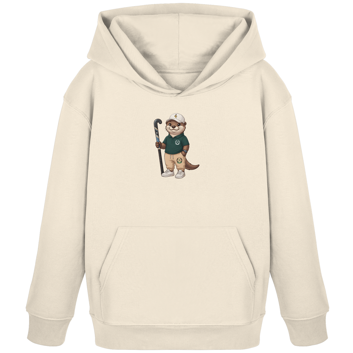 Hockey Otter - Kids Organic Hoodie - Hockeycarl