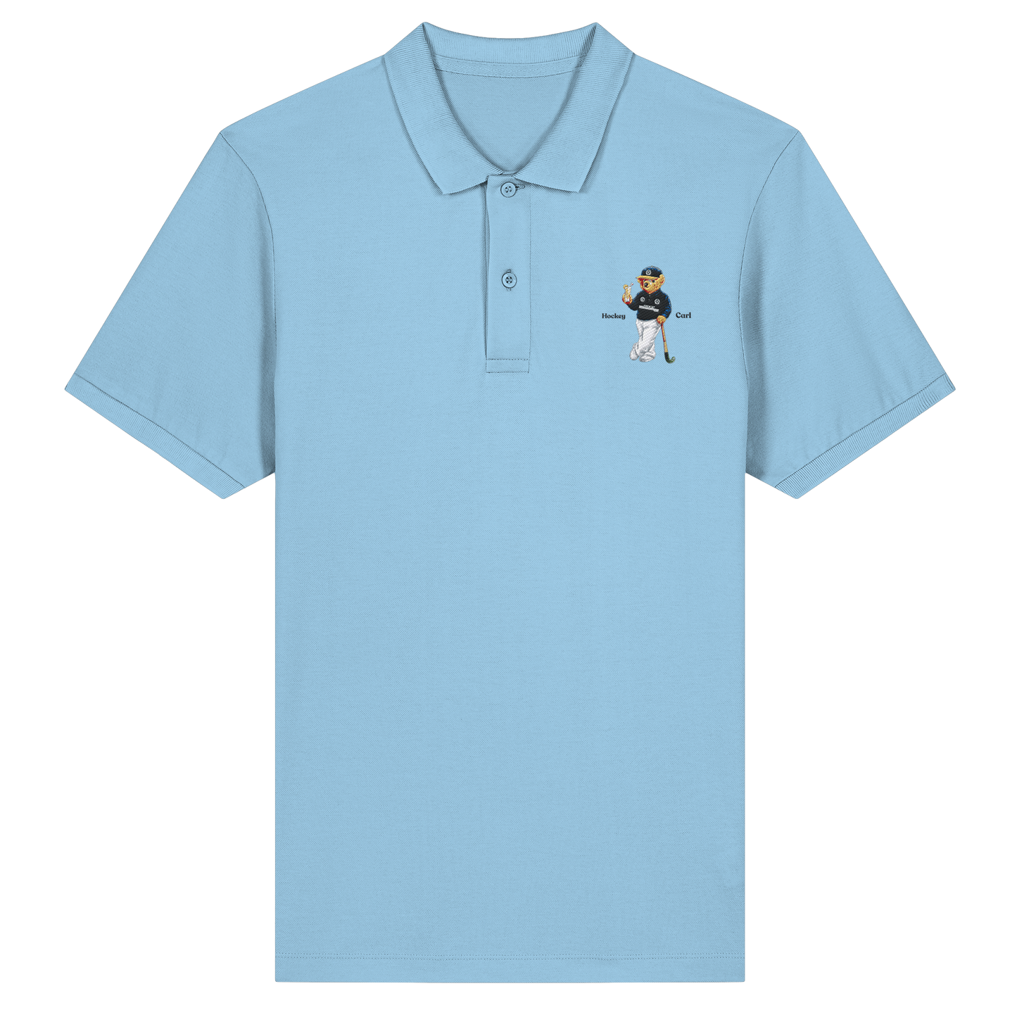 Hockeycarlbär - Organic Fitted Poloshirt - Hockeycarl