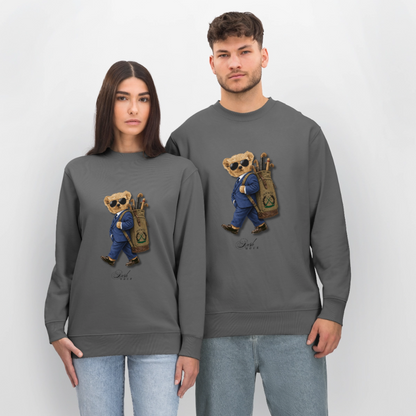 Rush Hour Hockey Bear Unisex Sweater – Vintage Hockey Lifestyle - Anthrazit