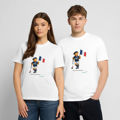Hockeybear Frankreich – WM Fanshirt | Hockeycarl - Weiß