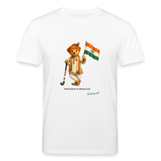 Hockeybear Indien – WM Fanshirt | Hockeycarl - Weiß