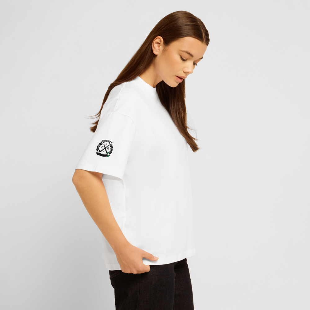Hockeycarl Field Hockey Club Oversized T-Shirt – Vintage Backprint - Weiß