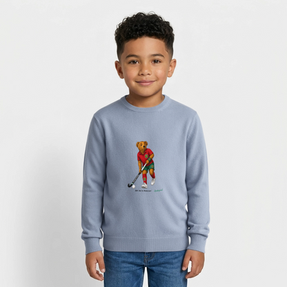 Hamburger Polo Club HPC-Bär Kinder Sweatshirt – Hockeybear by Hockeycarl - Lavendel-Violett