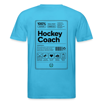 Hockey Coach – Organic Unisex T-Shirt - Aquablau