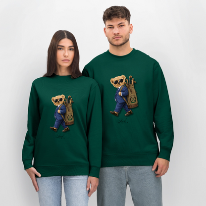 Rush Hour Hockey Bear Unisex Sweater – Vintage Hockey Lifestyle - Forest