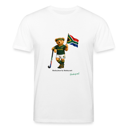 Hockeybear Südafrika – WM Fanshirt | Hockeycarl - Weiß