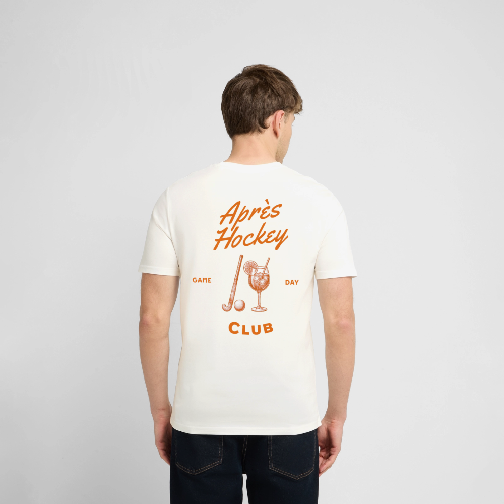 Unisex Bio T-Shirt – Aprés Hockey Club - Naturweiß 