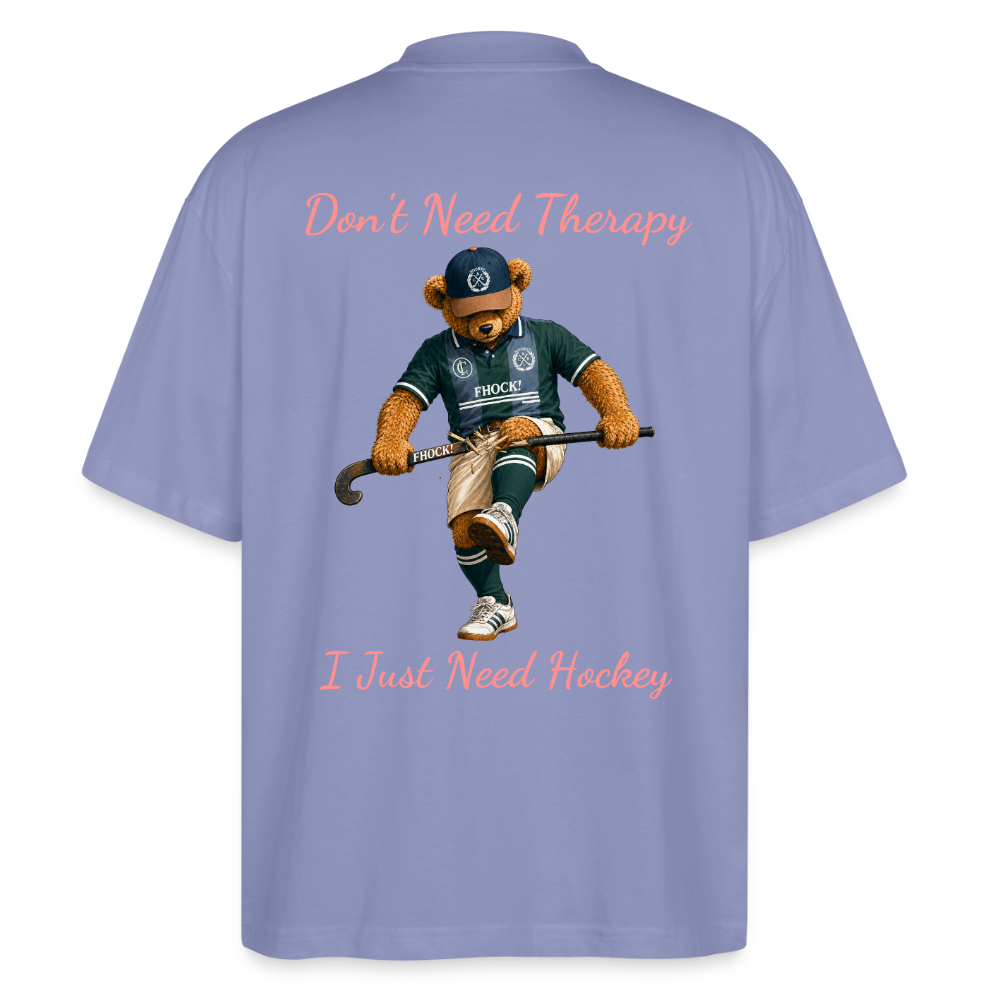 Don't Need Therapy – I Just Need Hockey Oversized T-Shirt - Violett