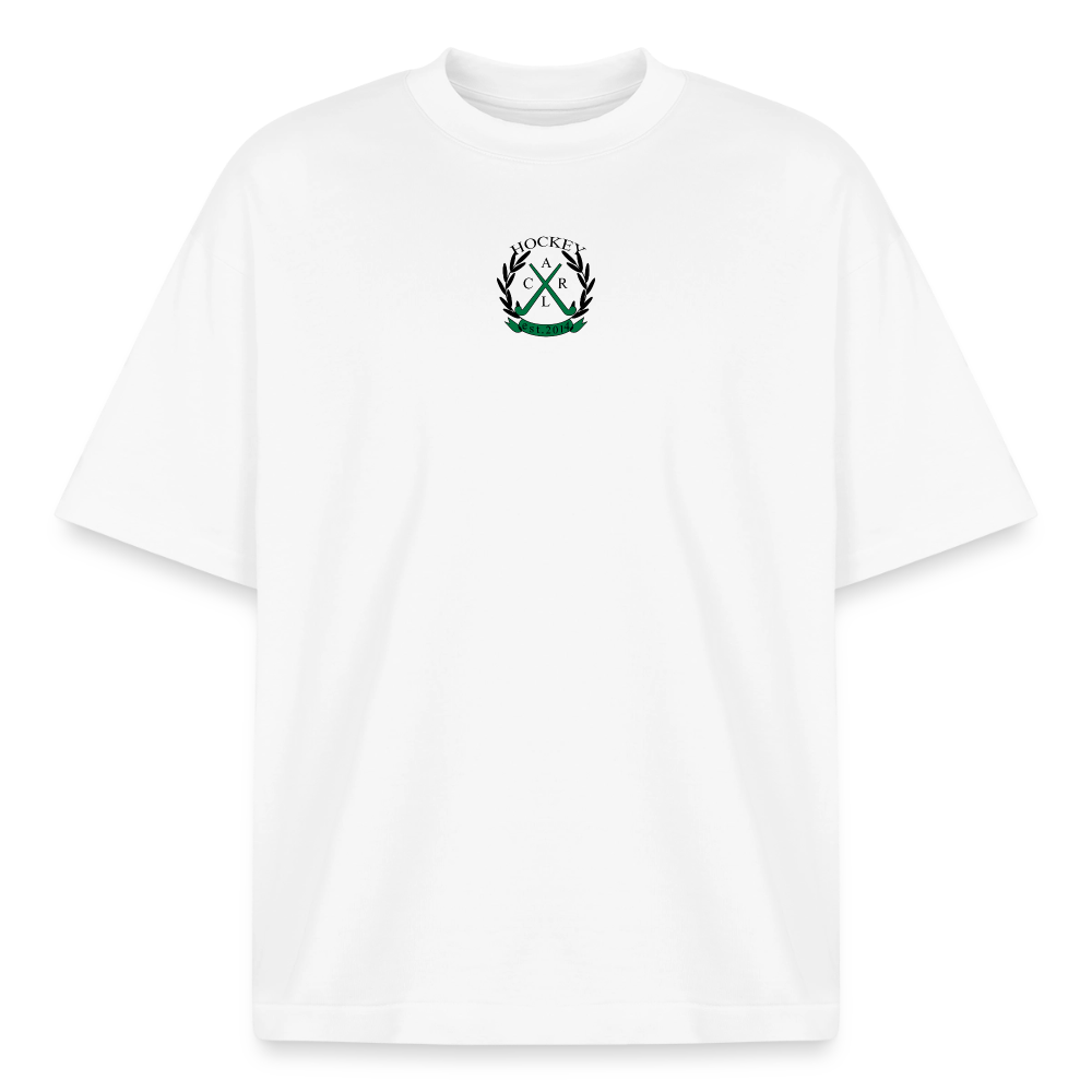 Loaded for Game Day – Boxy Heavyweight Organic Shirt - Weiß