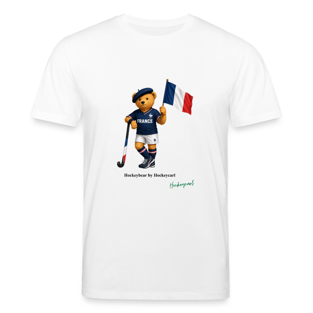 Hockeybear Frankreich – WM Fanshirt | Hockeycarl - Weiß