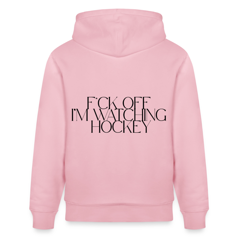 "F*ck Off, I'm Watching Hockey" Hoodie – Unisex Bio-Hoodie - Hellrosa