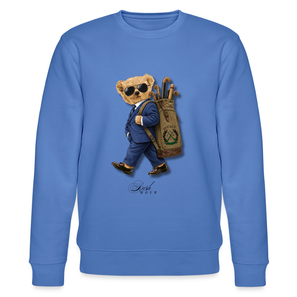 Rush Hour Hockey Bear Unisex Sweater – Vintage Hockey Lifestyle - Blau
