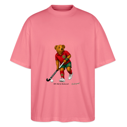 Hamburger Polo Club HPC-Bär Oversized T-Shirt – Hockeybear by Hockeycarl - Pink 