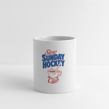 Slow Sunday Hockey Club Tasse - Weiß