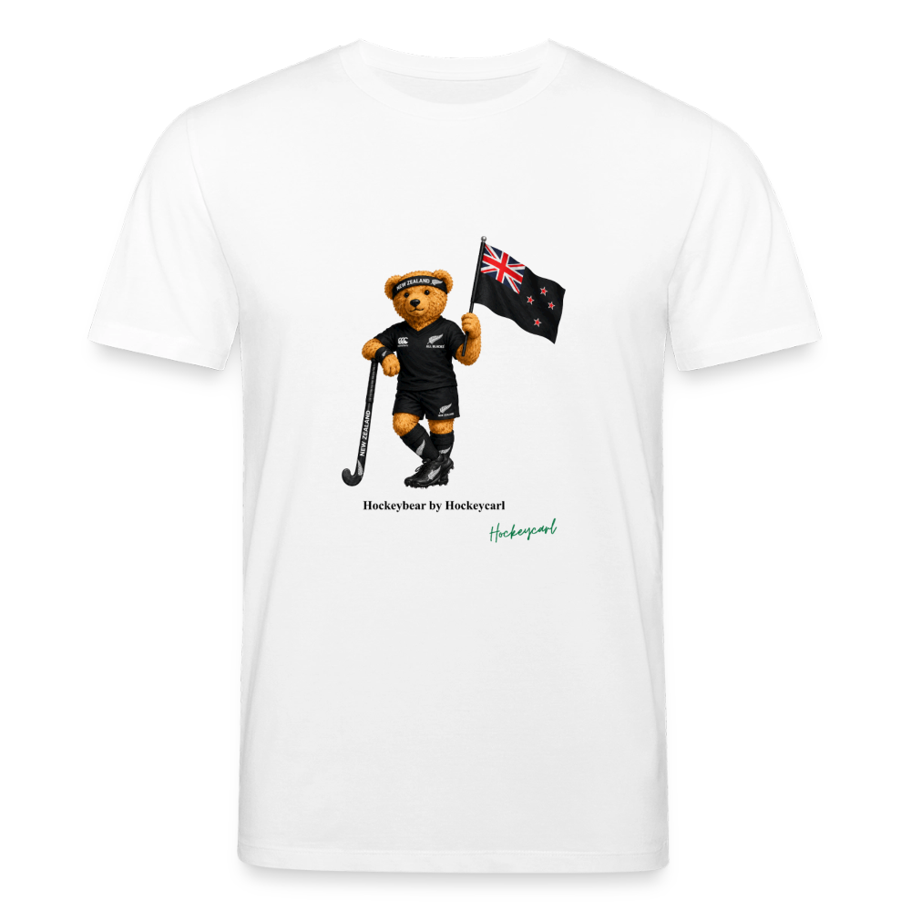 Hockeybear Neuseeland – WM Fanshirt | Hockeycarl - Weiß