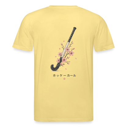 Hockeycarl Sakura Stick Unisex T-Shirt – Bio-Baumwolle - Gelb Viva 