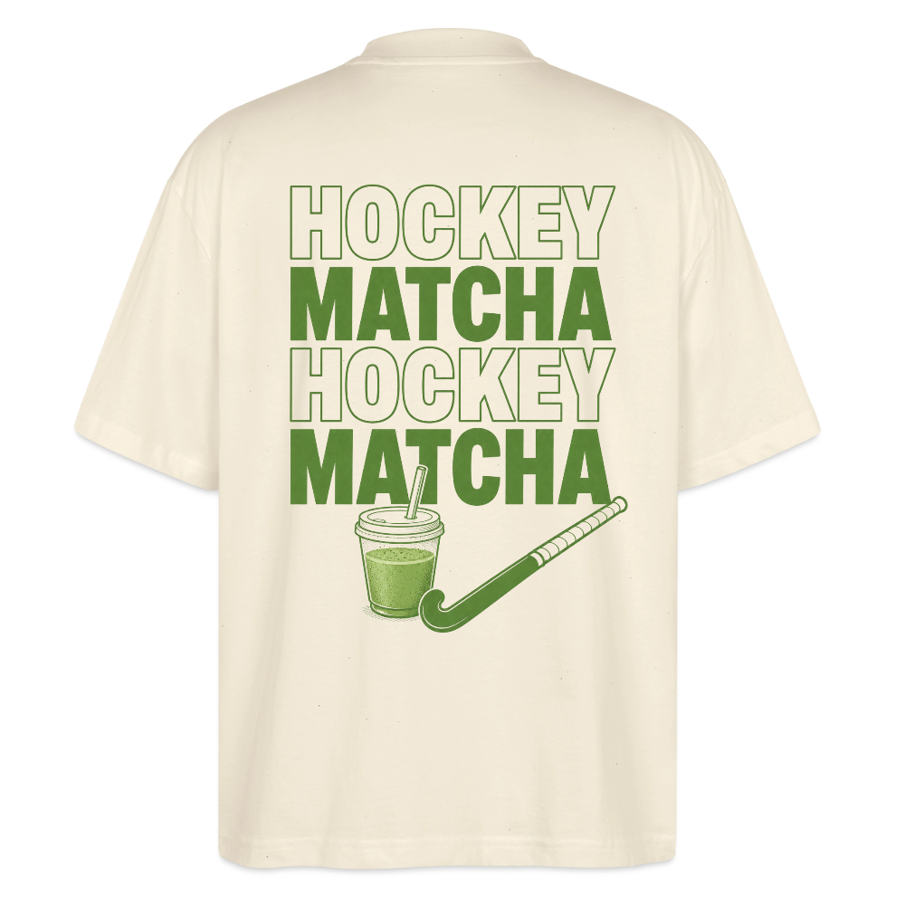 Hockey Matcha Oversized T-Shirt - Natur