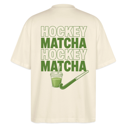 Hockey Matcha Oversized T-Shirt - Natur