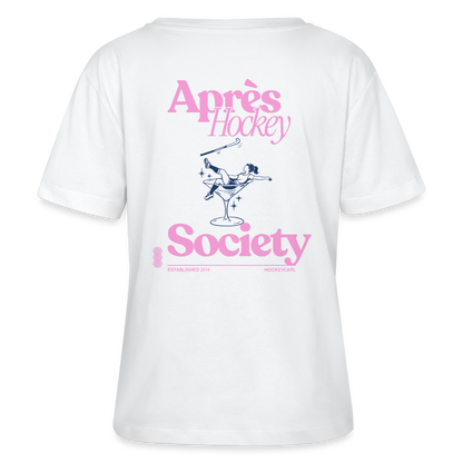 Après Hockey Society – Organic Frauen T-Shirt - Weiß