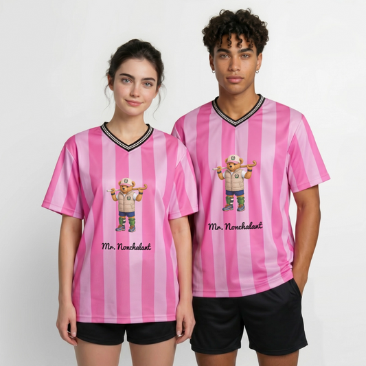 Hockeycarl Mr. Nonchalant Jersey - Rosa/Rosa Streifen