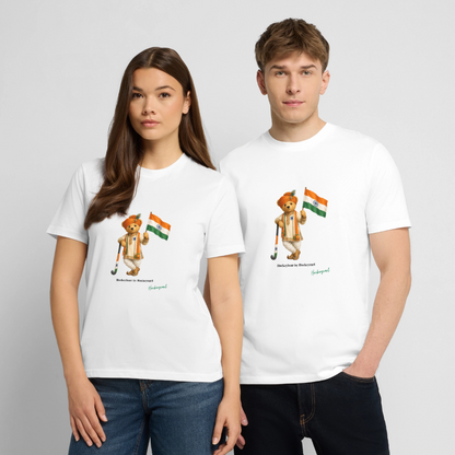 Hockeybear Indien – WM Fanshirt | Hockeycarl - Weiß