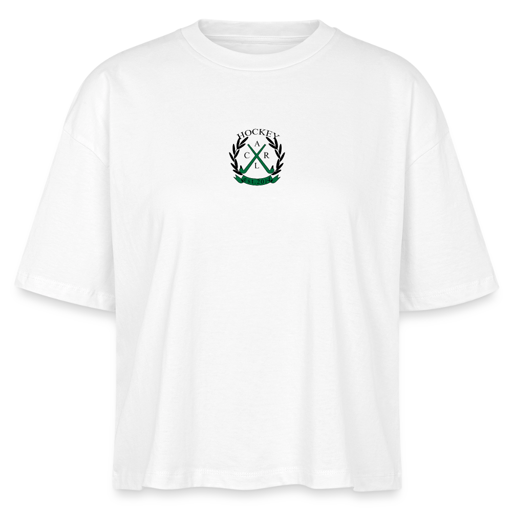 Hot Girls Watch World Cup – Organic Boxy Shirt - Weiß