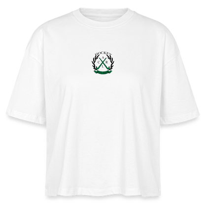 Hot Girls Watch World Cup – Organic Boxy Shirt - Weiß