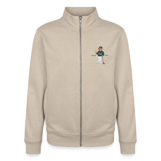 Hockeybear Zip Sweatshirt - desert dust