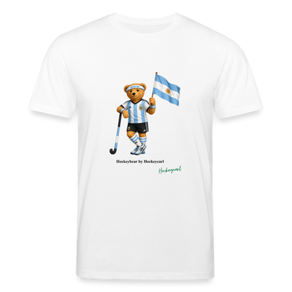 Hockeybear Argentinien – WM Fanshirt | Hockeycarl - Weiß