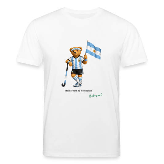 Hockeybear Argentinien – WM Fanshirt | Hockeycarl - Weiß