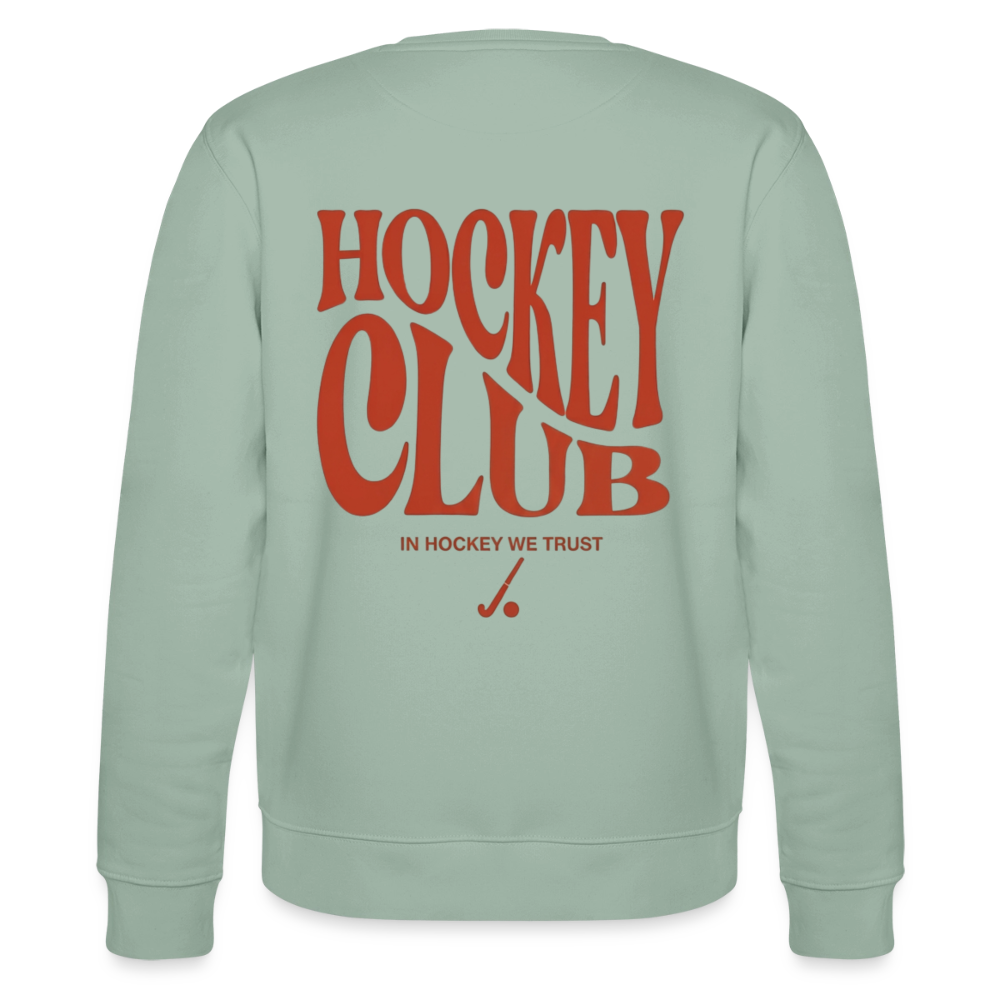Hockey Club – Organic Unisex Sweater - Helles Graugrün