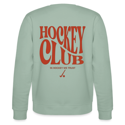 Hockey Club – Organic Unisex Sweater - Helles Graugrün