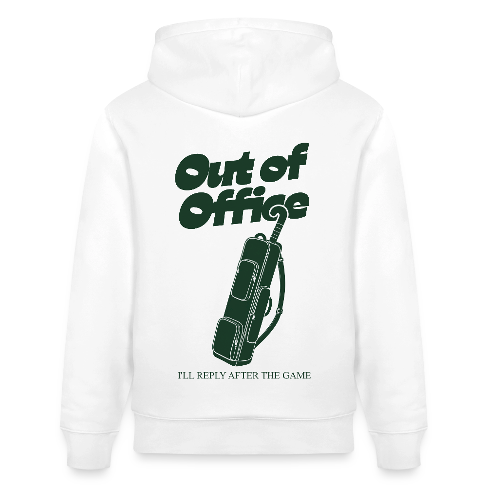Out of Office – Organic Unisex Hoodie - Weiß