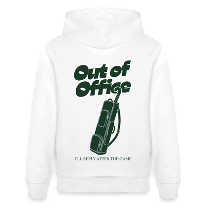 Out of Office – Organic Unisex Hoodie - Weiß