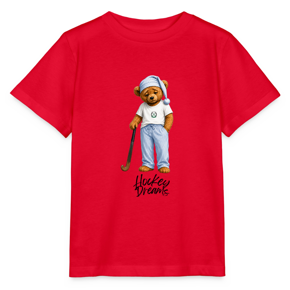 "Hockey Dreams" Kinder T-Shirt - Rot