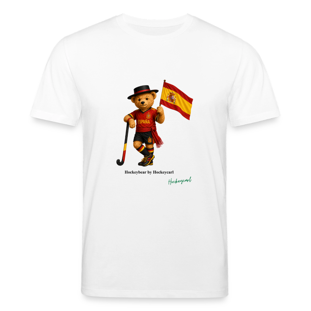 Hockeybear Spanien – WM Fanshirt | Hockeycarl - Weiß