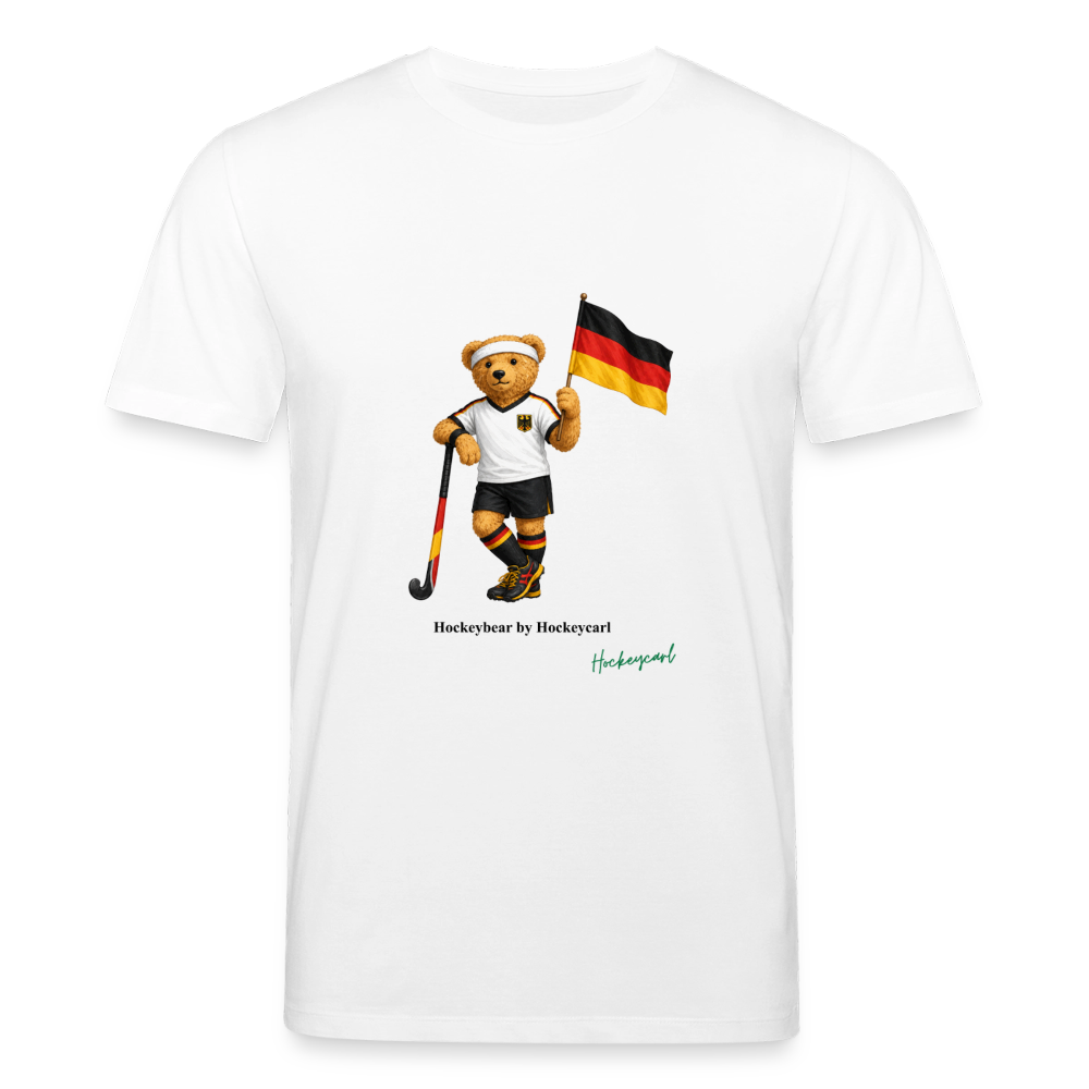 Hockeybear Deutschland – WM Fanshirt | Hockeycarl - Weiß
