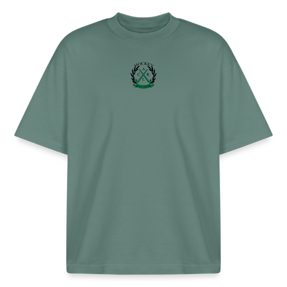 Loaded for Game Day – Boxy Heavyweight Organic Shirt - Grüner Bucht