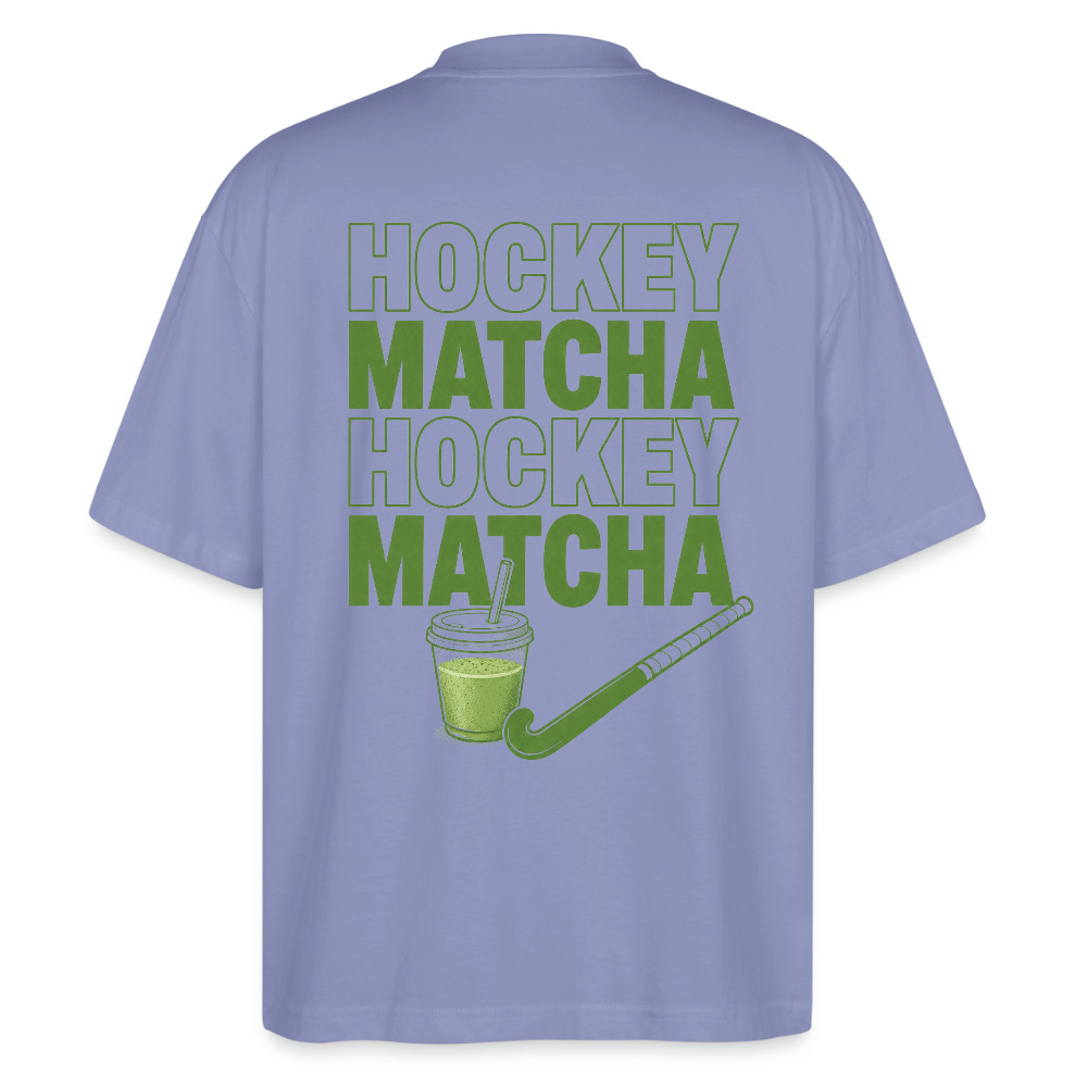 Hockey Matcha Oversized T-Shirt - Violett