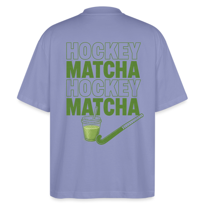Hockey Matcha Oversized T-Shirt - Violett