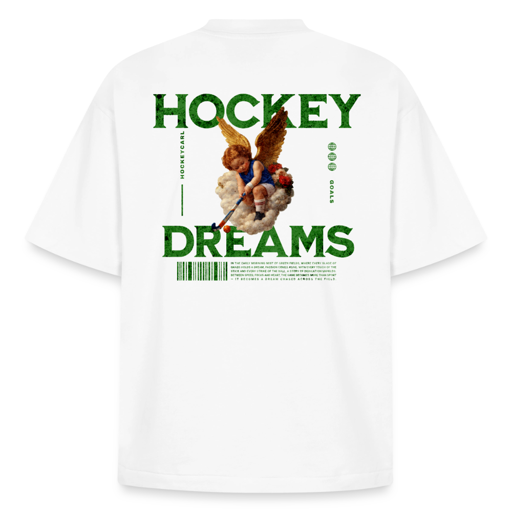Hockey Dreams Boxy Heavyweight T-Shirt – Unisex - Weiß