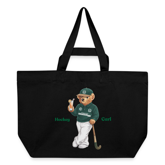 Hockeybear Recycled Canvas Bag – Black - Schwarz