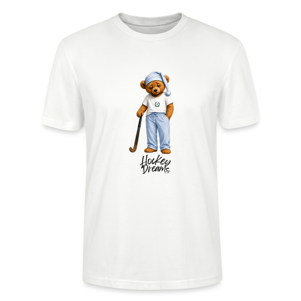 "Hockey Dreams" T-Shirt – Offizielles Schlafshirt - Weiß