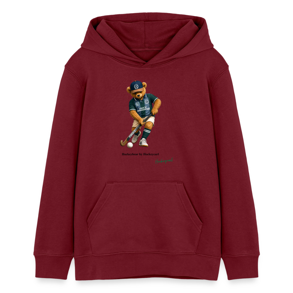 Hockeybear Teen Hoodie - Burgunderrot