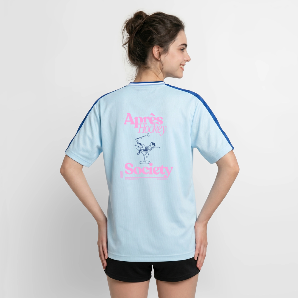 Après Hockey Society Mesh Jersey – Hellblau - Hellblau/Dunkelblau